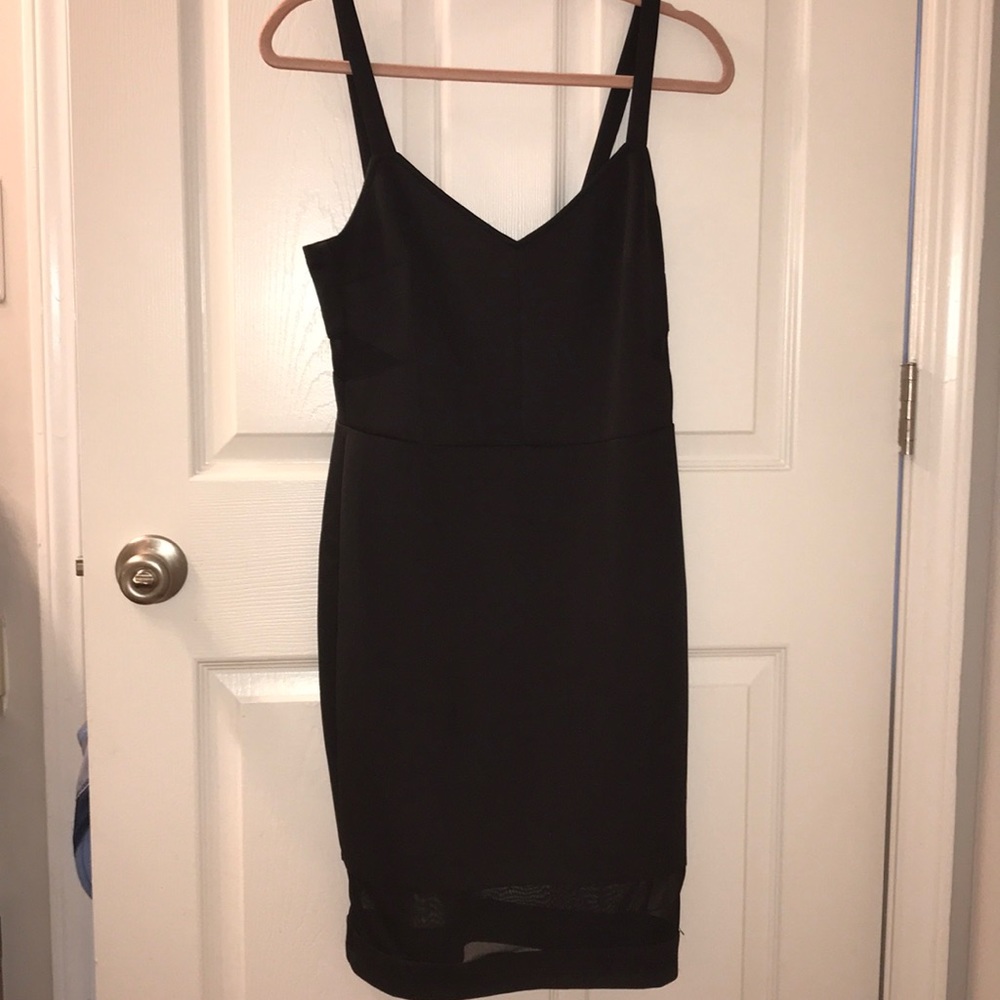 Little Black Dress with mesh detailing